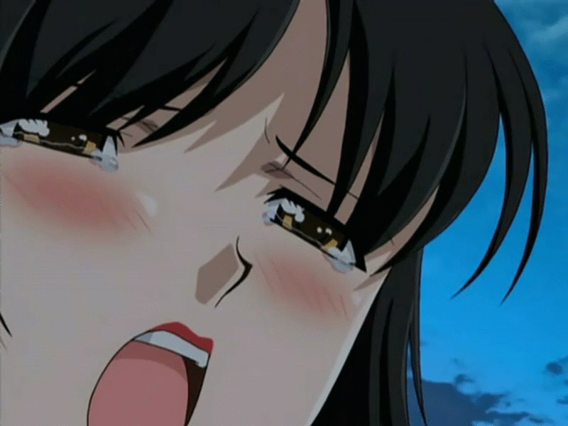 ane_to_boin animated animated_gif black_hair breasts cum cum_on_ass cum_on_body cum_on_clothes cum_on_hair facial hanamaru_biwa huge_ass large_breasts nipples pussy_juice