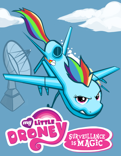 drone english_text flying friendship_is_magic mechanical missile my_little_pony parody radar rainbow_dash_(mlp) solo text unknown_artist