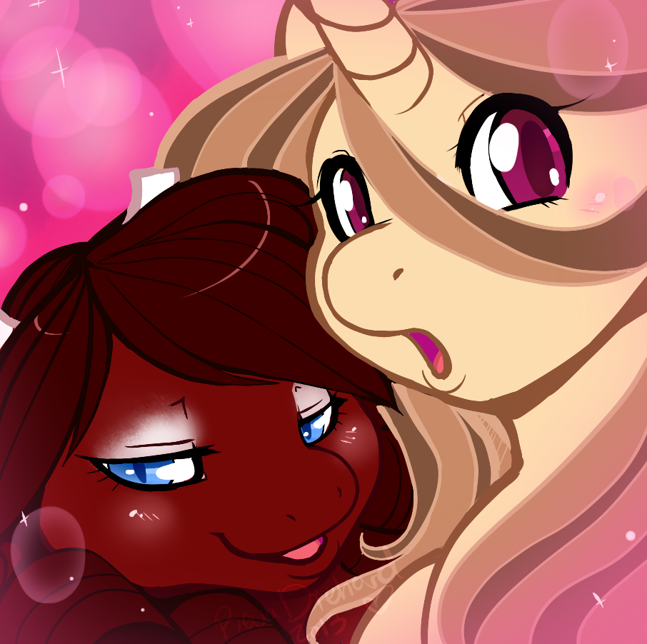 blush bust cute equine female friendship_is_magic horn horse looking_at_viewer mammal my_little_pony open_mouth pony revadiehard unicorn