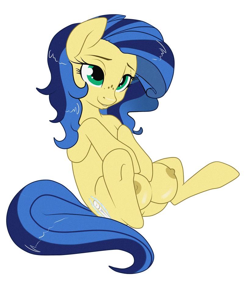 equine female feral friendship_is_magic horse mammal milky_way_(character) my_little_pony original_character pony solo sugarcup teats