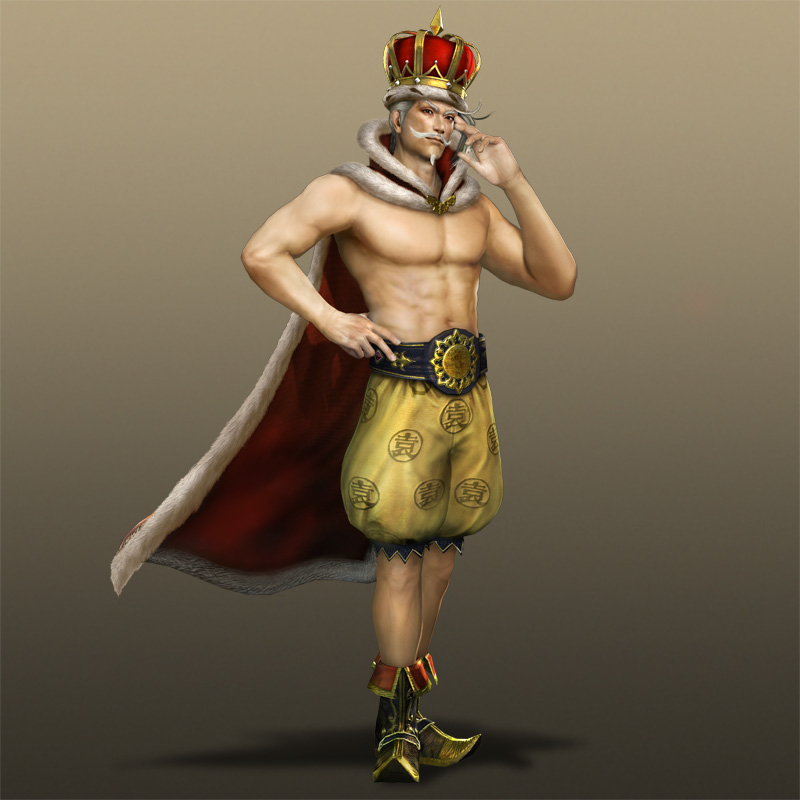crown shin_sangoku_musou shorts the_emperor's_new_clothes the_emperor's_new_clothes yuan_shao