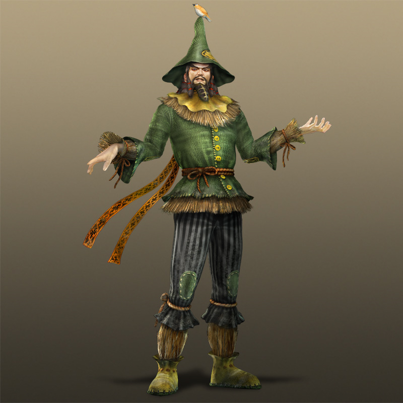 hat scarecrow scarecrow_(twooz) shin_sangoku_musou the_wizard_of_oz zhang_jiao