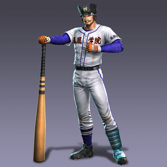 alternate_costume baseball baseball_bat hat shin_sangoku_musou zhang_liao