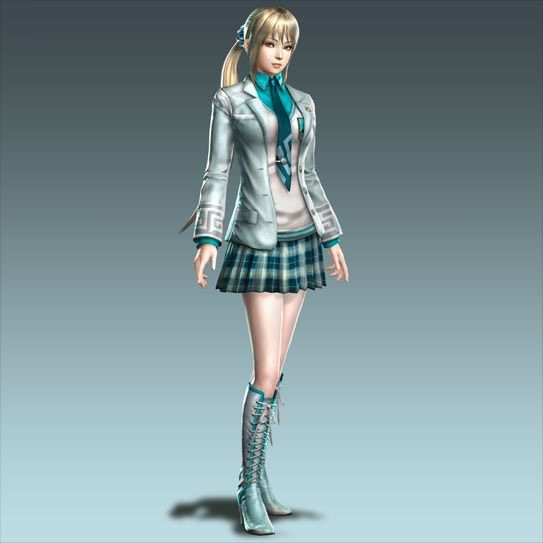 alternate_costume blonde_hair school_uniform shin_sangoku_musou wang_yuanji