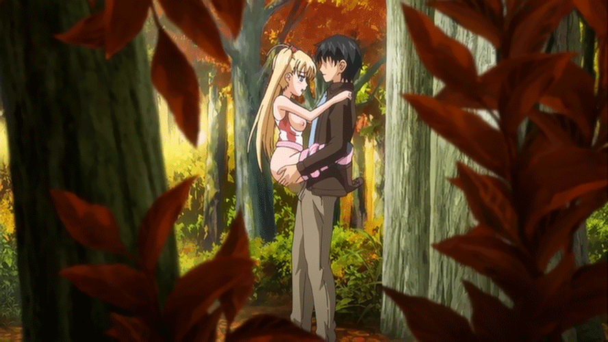 1boy 1girl airi_akizuki animated animated_gif blonde_hair boots censored erection father_and_daughter held_up incest oni_chichi outdoor_sex outdoors panties panties_aside penis poro sex suspended_congress thighhighs twintails underwear vaginal