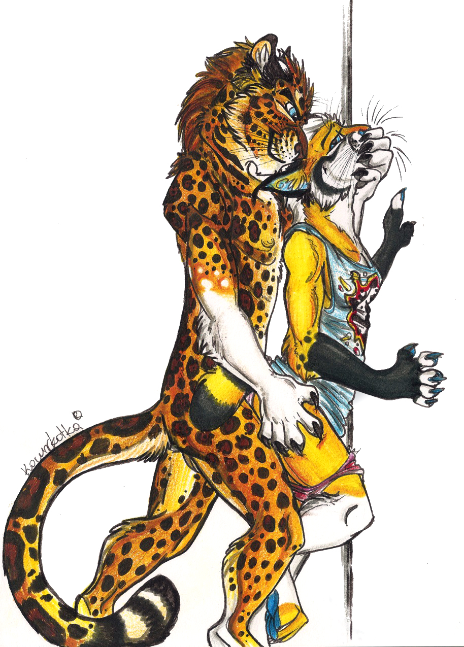duo feline female jaguar leopard male mammal patrikthedog penetration sex straight vaginal vaginal_penetration
