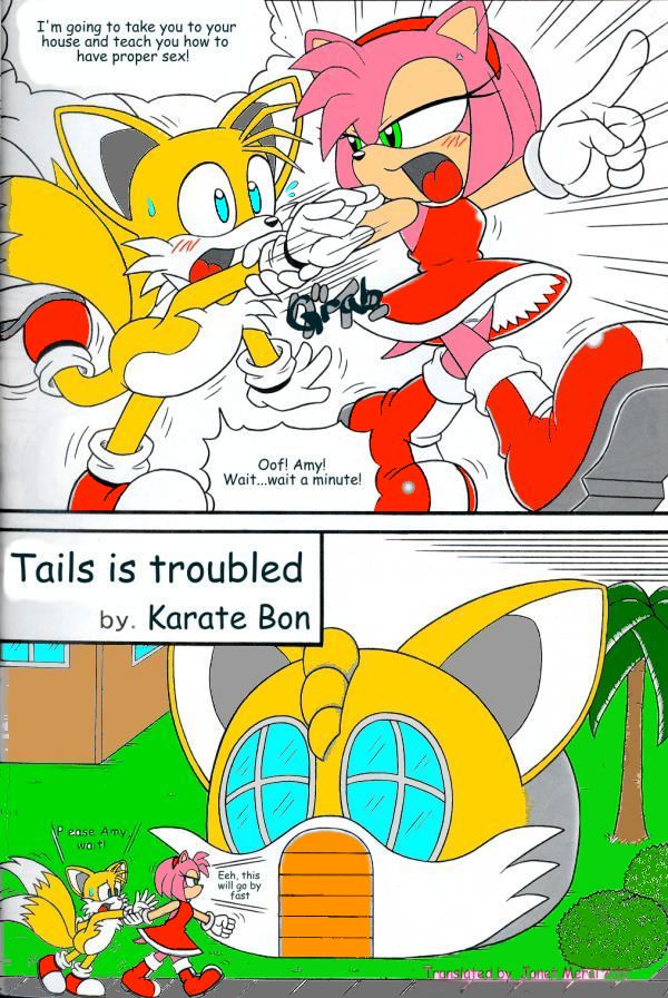 angry canine dialog fox girl_trouble grab hedgehog house mammal miles_prower panties rodent sega sonic_(series) text underwear