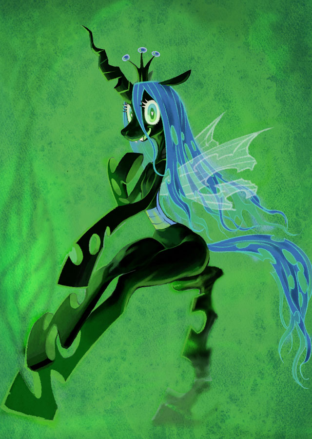 female feral friendship_is_magic green_eyes looking_at_viewer my_little_pony queen_chrysalis_(mlp) solo wings