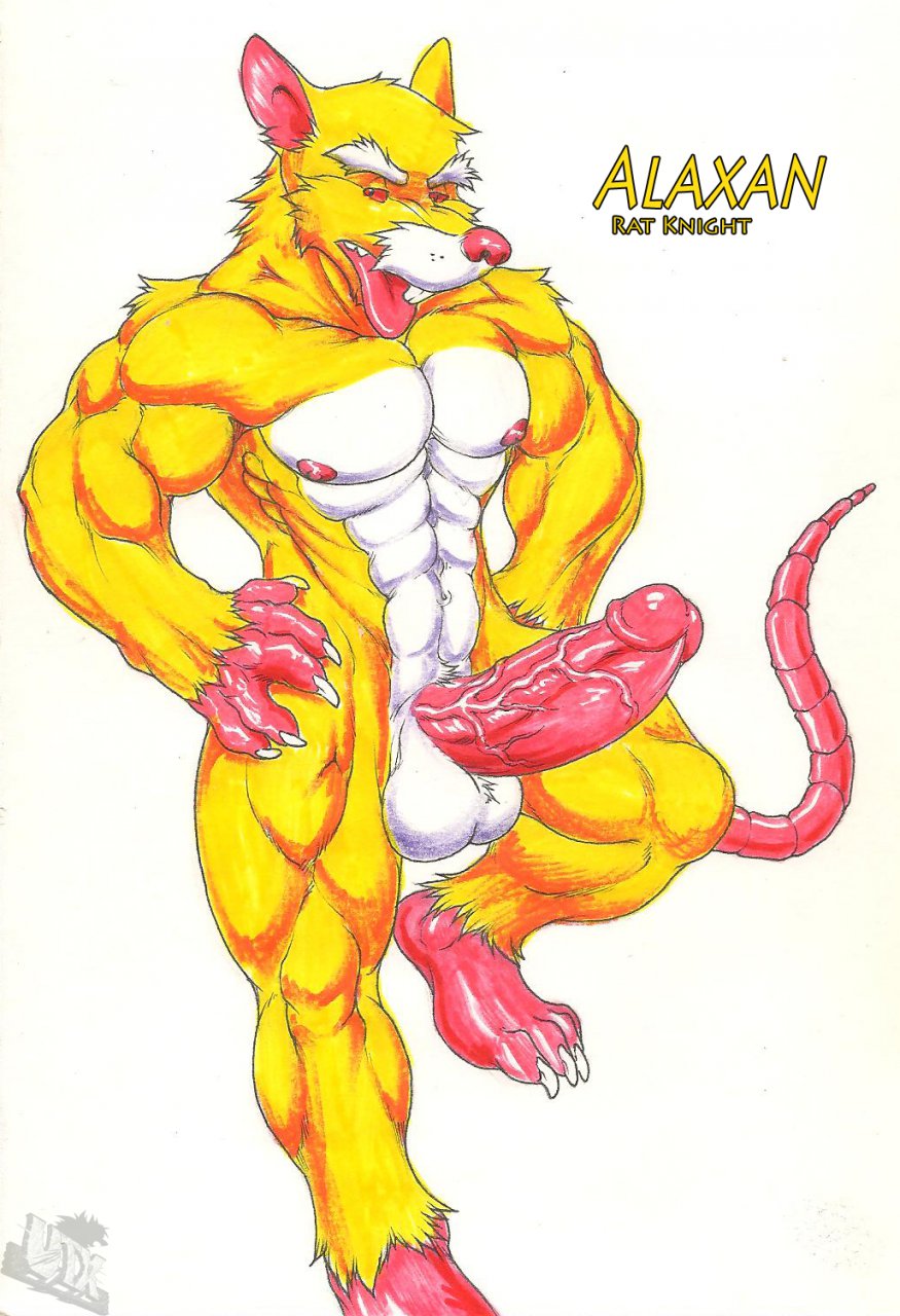 anthro balls biceps big_muscles big_penis claws erection fur humanoid_penis male mammal muscles nipples nude open_mouth pecs penis pink_nose pink_skin plain_background pose presenting rat red_eyes rodent sheath solo standing teeth thick_penis toe_claws tongue utx-shapeshifter vein white_background white_fur yellow_fur
