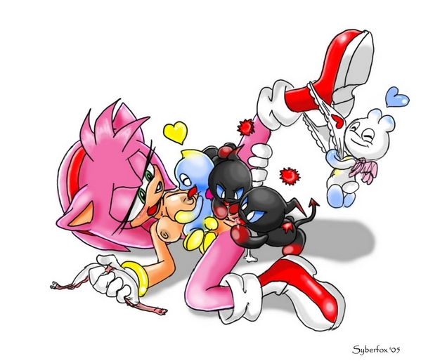 amy_rose chao sonic_team sonic_the_hedgehog syberfox