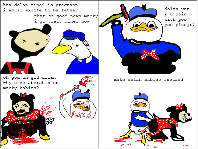 dolan_dooc donald_duck meme mickey_mouse minnie_mouse