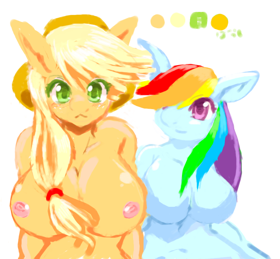 applejack friendship_is_magic my_little_pony rainbow_dash tagme