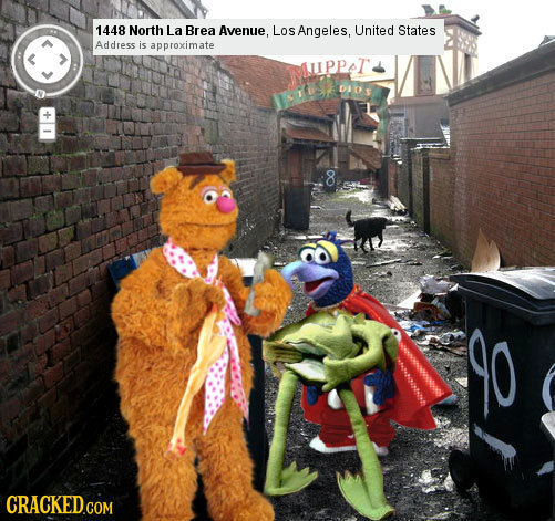 cracked fozzie_bear gonzo kermit_the_frog muppet_show muppets