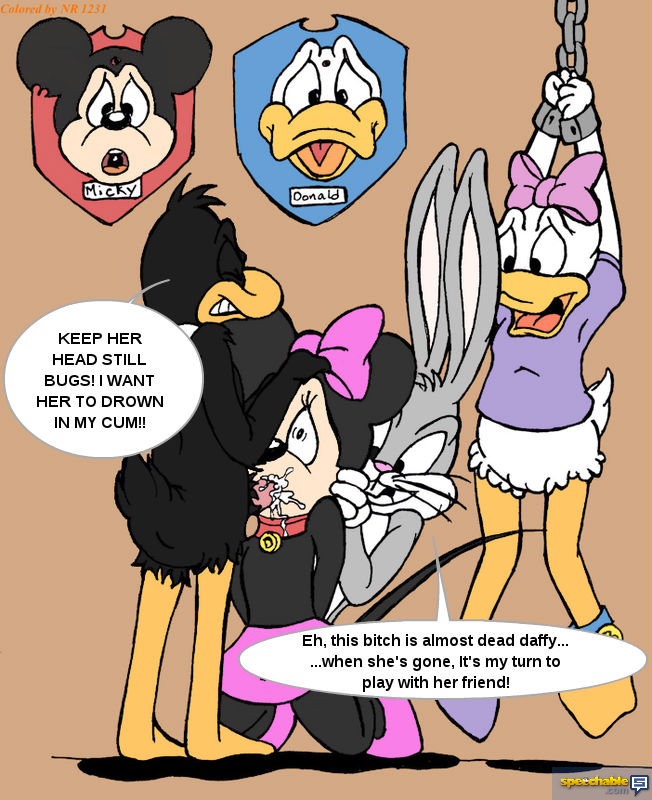 bugs_bunny crossover daffy_duck daisy_duck donald_duck looney_tunes mickey_mouse minnie_mouse