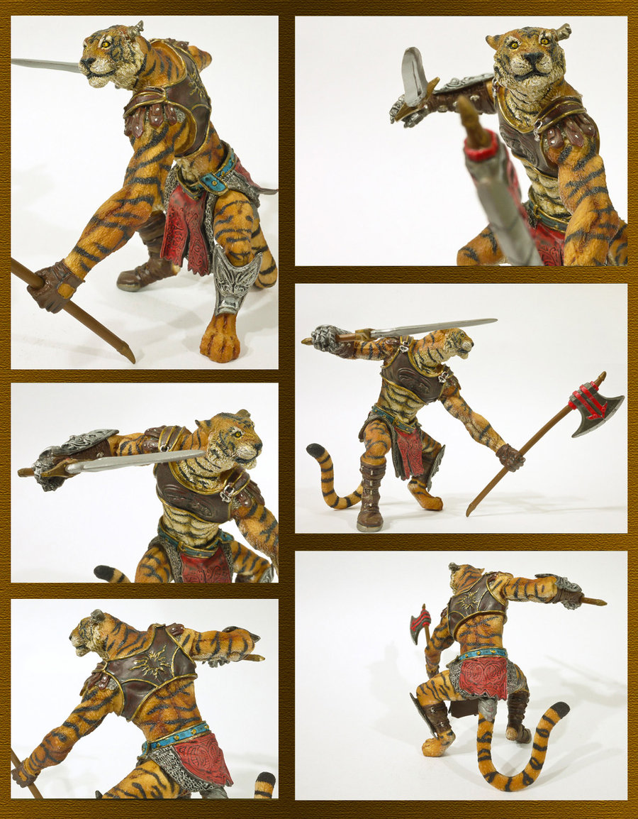 bigger_version_at_the_source feline figurine male mammal papo solo tiger toy warrior weapon