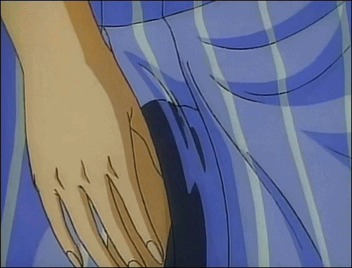80s 90s animated animated_gif blush female_ejaculation fingering injuu_gakuen_la_blue_girl japanese_clothes masturbation midou_miko oldschool purple_hair pussy_juice ribbon sex yaku