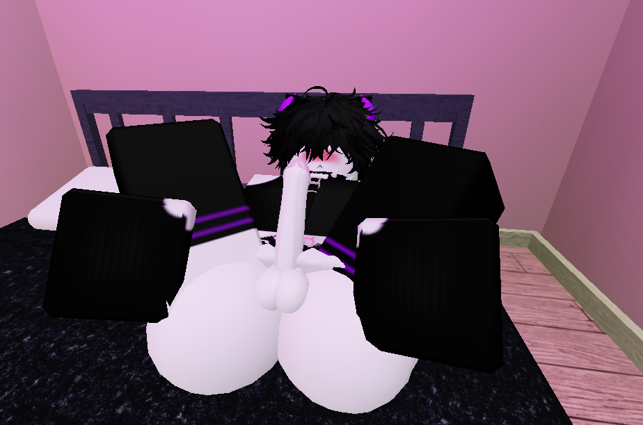 balls bed belly_tattoo butt clothing demon demon_horns_(accessory) furniture genitals girly humanoid inviting inviting_to_sex legs_held_open legwear lying male not_furry on_back on_bed penis presenting presenting_hindquarters roblox roblox_skin robloxian samael_(samtheincubus) samtheincubus solo spade_tail spread_legs spreading tail tattoo thigh_highs