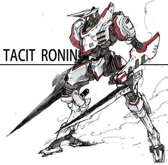 ichitomo mecha no_humans pacific_rim sketch tacit_ronin weapon