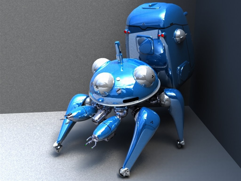 1024x768 figure ghost_in_the_shell ghost_in_the_shell_stand_alone_complex robot_of_sex tachikoma