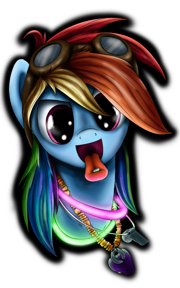 2013 alpha_channel blue_fur drug ecstasy equine eyewear female friendship_is_magic glowstick goggles hair high-roller2108 horse multi-colored_hair my_little_pony necklace pill plain_background pony portrait purple_eyes rainbow_dash_(mlp) rainbow_hair raver solo transparent_background whistle