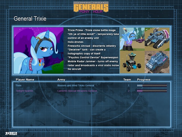 command_and_conquer_generals english_text equine female feral friendship_is_magic horn horse mammal my_little_pony pony tank text trixie(mlp) trixie_(mlp) unicorn winged_unicorn wings