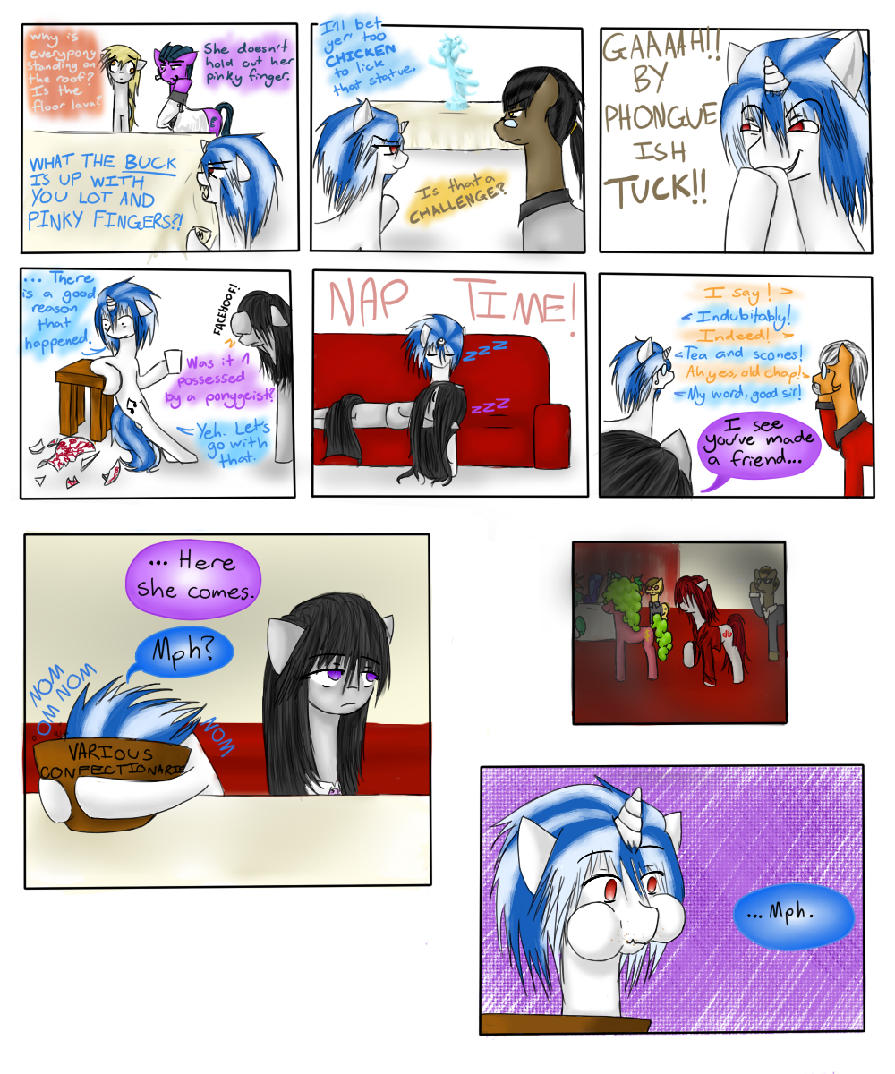 black_hair blue_hair comic cutie_mark dialog english_text equine female feral friendship_is_magic fur grey_fur group hair hewhoerasesmost horn horse inside male mammal my_little_pony octavia_(mlp) pony purple_eyes red_eyes sofa text two_tone_hair unicorn vinyl_scratch_(mlp) white_fur