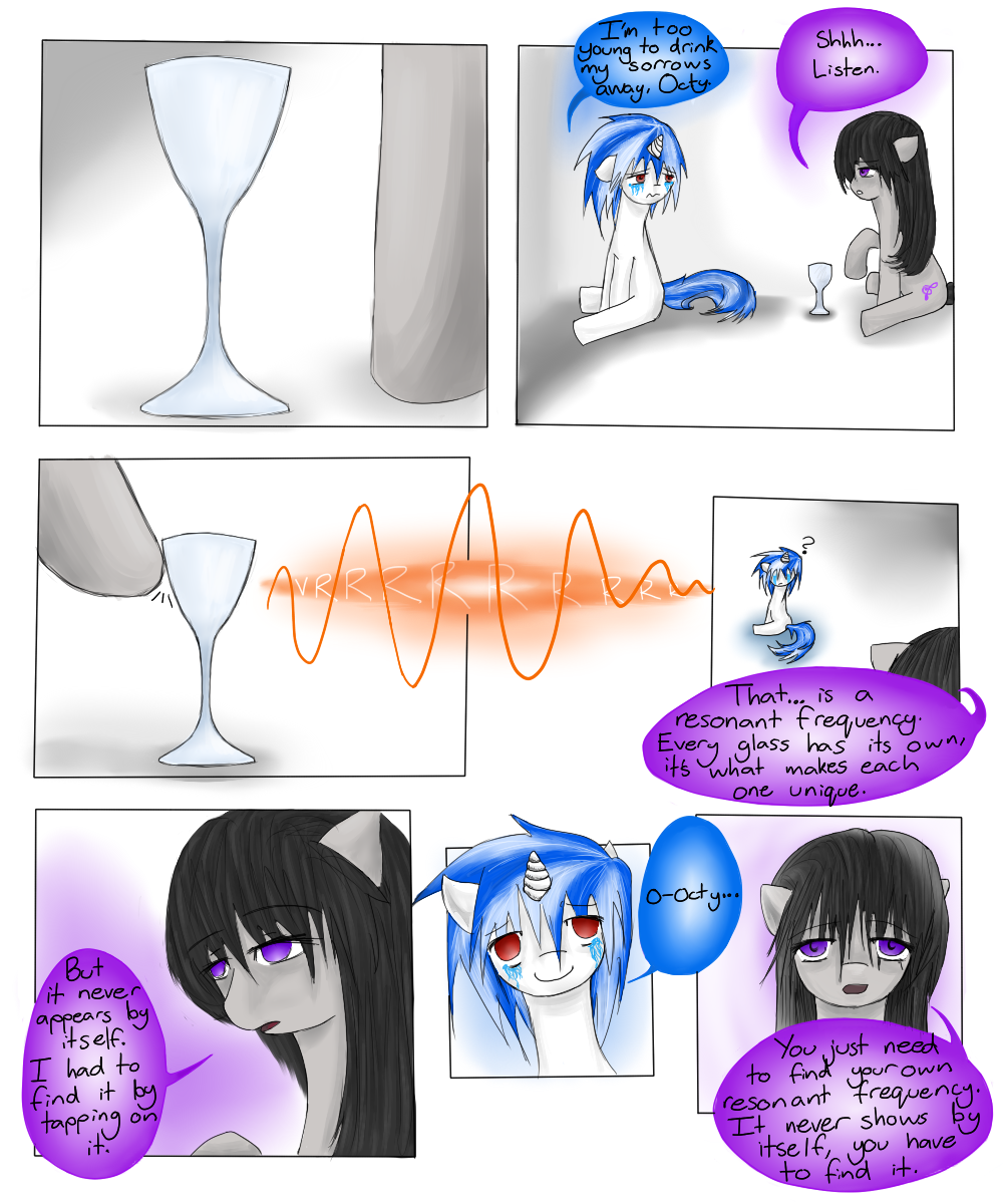 black_hair blue_hair comic cutie_mark dialog english_text equine female feral friendship_is_magic fur glass grey_fur hair hewhoerasesmost horn horse inside mammal my_little_pony octavia_(mlp) pony purple_eyes red_eyes sitting tears text two_tone_hair unicorn vinyl_scratch_(mlp) white_fur