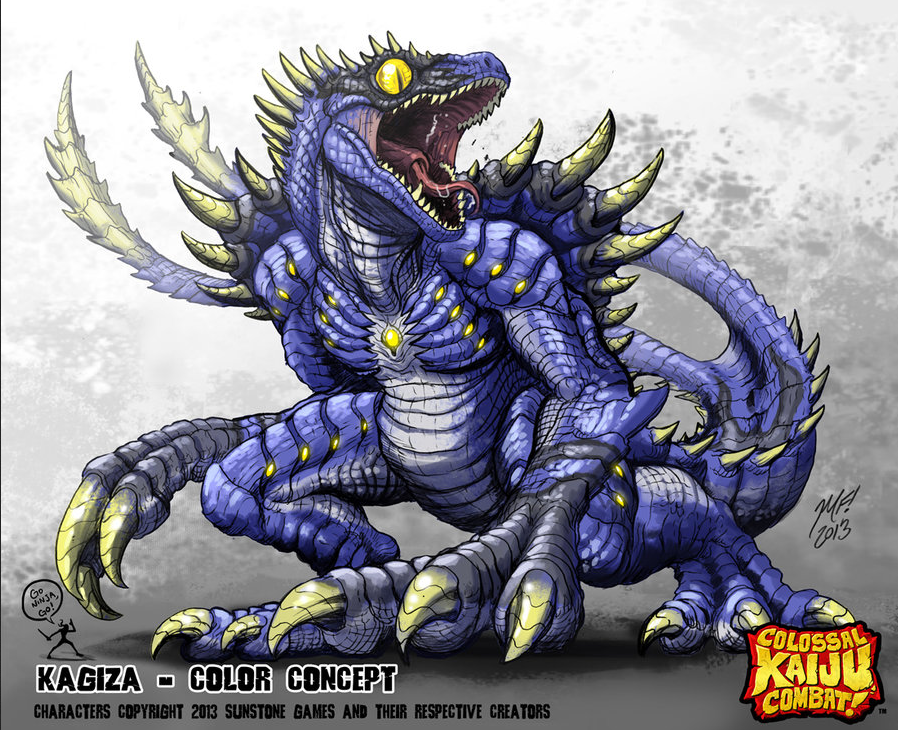 colossal_kaiju_combat giant_monster kagiza kaiju_samurai kaijuu monster sunstone_games