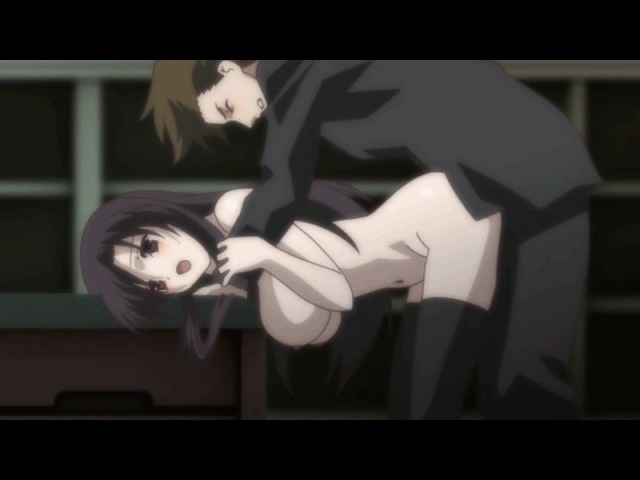 animated animated_gif bent_over breasts clothed_male_nude_female forced from_behind katsura_kotonoha large_breasts orgasm rape restrained sawanaga_taisuke school_days sex