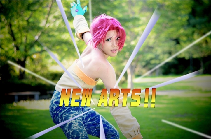 1girl cosplay legaia_densetsu legs noa_(legaia_densetsu) noa_(legaia_densetsu)_(cosplay) pink_hair playstation ra_seru terra_(legaia_densetsu)