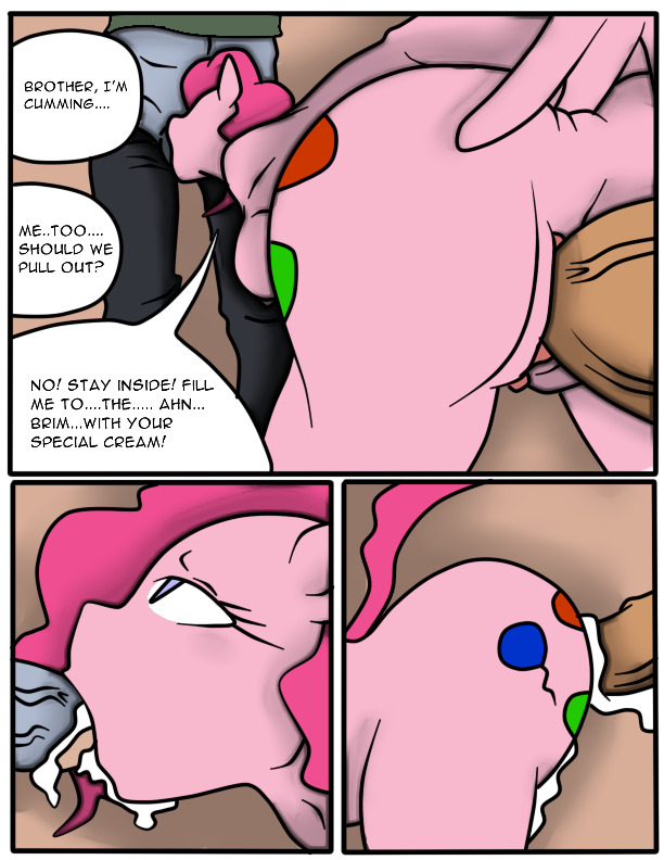 anthro anthrofied blue_eyes comic cum cum_in_mouth cum_in_pussy cum_inside cutie_mark dialog double_penetration english_text equine female fingering friendship_is_magic fur group hair horse inuyuru male mammal my_little_pony nude oral penetration pink_fur pink_hair pinkie_pie_(mlp) pony sex spitroast straight text vaginal vaginal_penetration