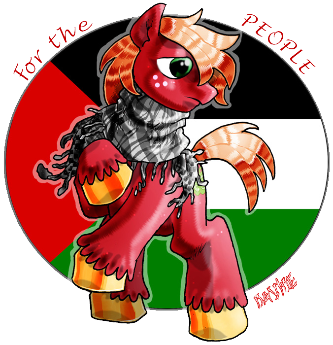big_macintosh_(mlp) davide76 friendship_is_magic my_little_pony palestine