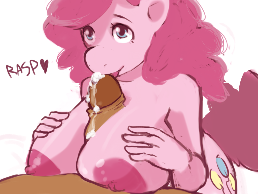 anthrofied big_breasts breasts duo equine female friendship_is_magic horse male mammal my_little_pony nipples penis pinkie_pie_(mlp) pony sex the-rasp-b titfuck