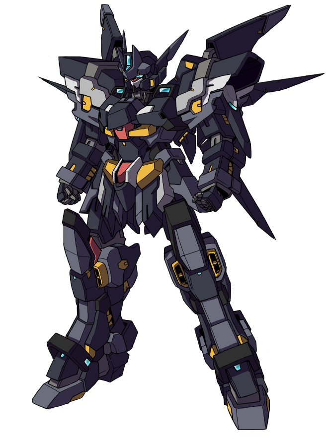 arms_at_sides bergschneider blue_eyes clenched_hands full_body mecha n.jehuty no_humans original standing transparent_background