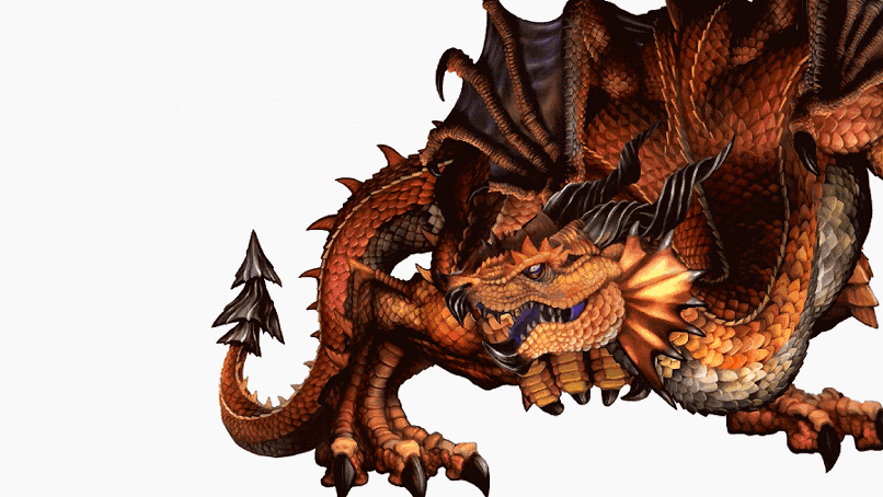 animated animated_gif dragon dragon's_crown dragon's_crown george_kamitani no_humans red_dragon vanillaware