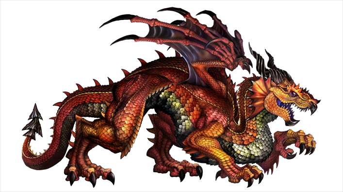 dragon dragon's_crown dragon's_crown george_kamitani no_humans red_dragon vanillaware wings