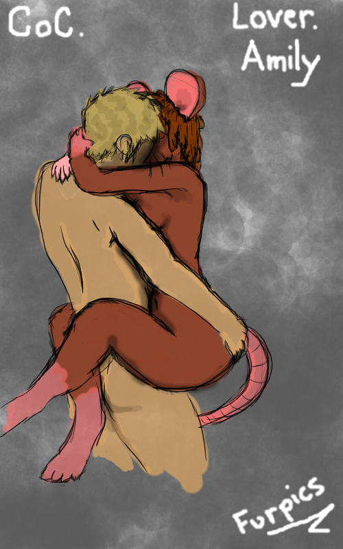 anthro blonde_hair brown_hair corruption_of_champions female furpics hair holding human human_on_anthro interspecies leg_wrap love male mammal missionary_position mouse nude rodent sex stand_and_carry_position standing straight