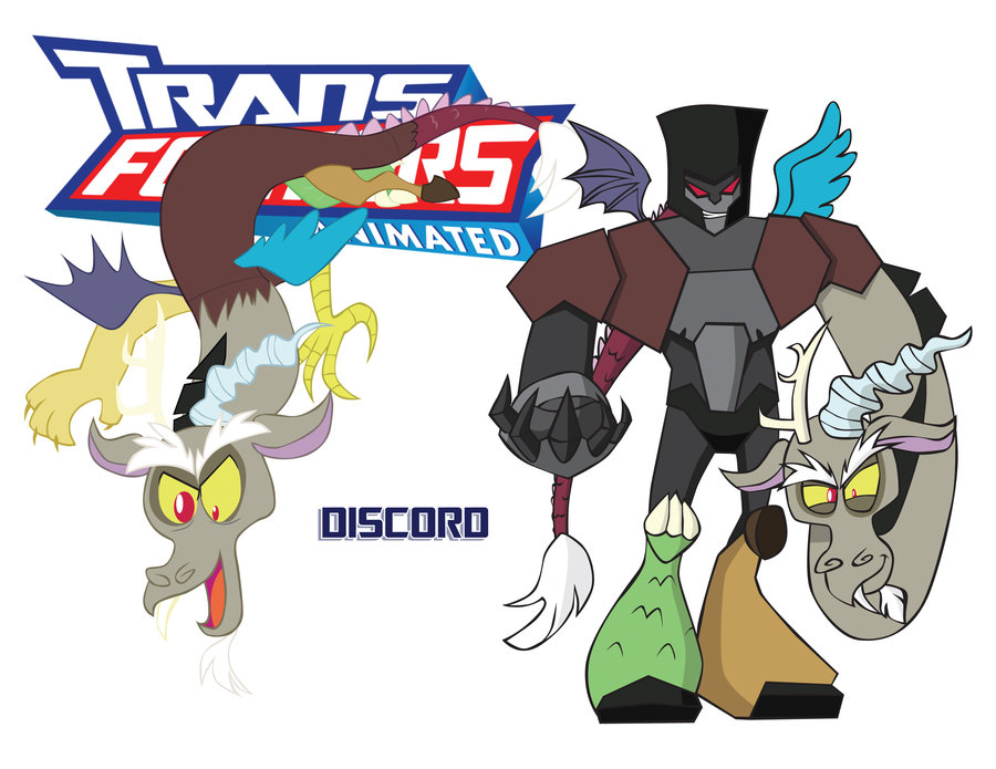 crossover discord_(mlp) draconequus equine friendship_is_magic horn horse machine male mechanical my_little_pony pony robot transformers