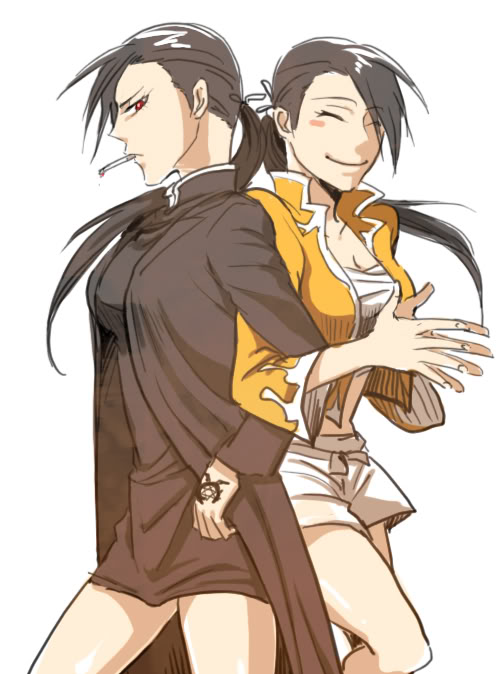 breasts dual_persona fullmetal_alchemist genderswap greed ling_yao