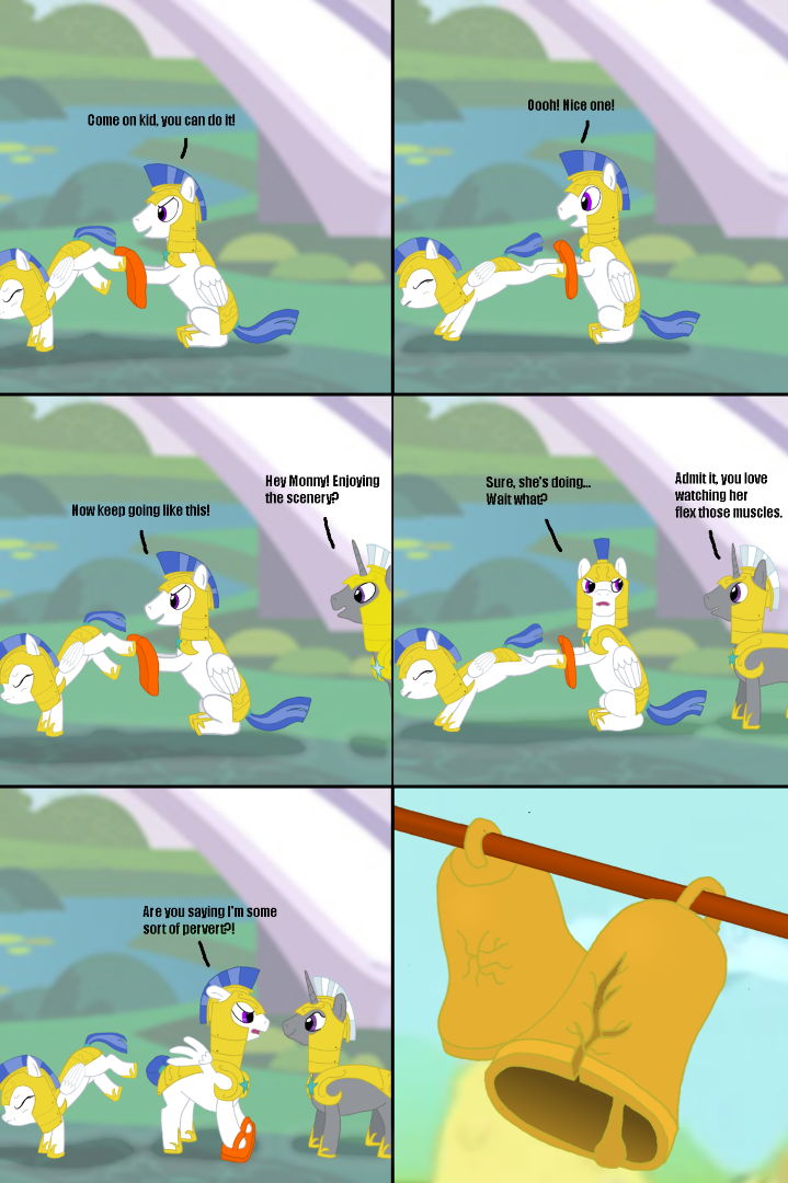 ballbusting cock_and_ball_torture feral friendship_is_magic my_little_pony newbie nude public royal_guard_pony_(mlp) training