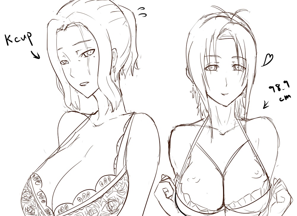 2girls breasts kyouka_tachibana multiple_girls