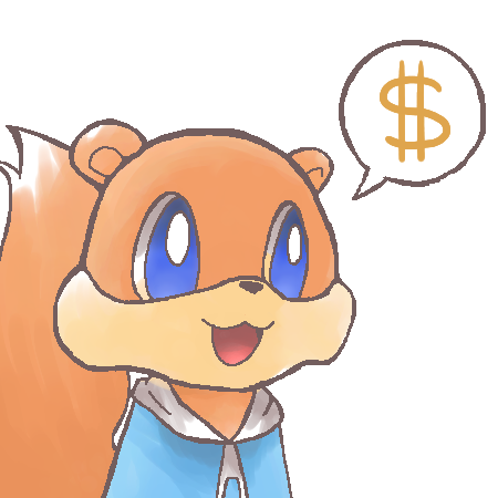 conker conker's_bad_fur_day dollar_sign lowres no_humans rareware speech_bubble squirrel western