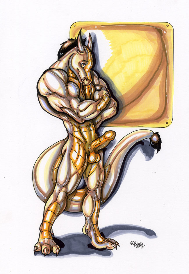 abs anthro asian balls biceps big_muscles brown_eyes brown_hair brown_skin chinese_dragon claws copper dragon eastern erection flexing grin hair happy horn humanoid_penis looking_at_viewer male muscles navel nude oriental pecs penis pinup pose presenting reptile scales scalie sheath slit smile solo standing toe_claws toned vein whiskers wolfgangcake yellow_eyes