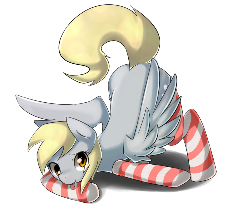 amber_eyes blonde_hair cutie_mark derpy_hooves_(mlp) equine female feral friendship_is_magic fur grey_fur hair horse long_hair looking_at_viewer mammal marenlicious my_little_pony pegasus plain_background pony smile socks solo tongue tongue_out transparent_background wings yellow_eyes
