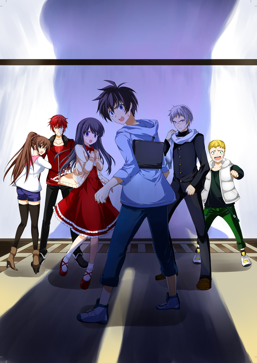 4boys anna_(ao_oni) ao_oni backpack bag bangs belt black_hair blazer blonde_hair blue_eyes brown_hair buttons clenched_hand collarbone denim denim_shorts earrings everyone frills green_eyes heart high_heels hiroshi_(ao_oni) hood hoodie jacket jeans jewelry long_hair looking_at_another looking_back mika_(ao_oni) multiple_boys multiple_girls necklace open_mouth pants parted_bangs ponytail purple_eyes red_eyes red_hair ribbon room scared scarf scrunchie serious shadow shoes shorts shun_(ao_oni) sidelocks silver_hair skirt socks source_request suzuragi_karin sweat takeshi_(ao_oni) takurou_(ao_oni) teeth thighhighs vest