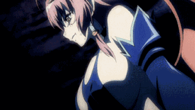 1girl animated animated_gif ass bounce bouncing_breasts breasts censored demon_girl garter_belt huge_ass huge_breasts insertion kyonyuu_fantasy lowres moaning object_insertion penis pussy red_hair shamsiel smile succubus trembling