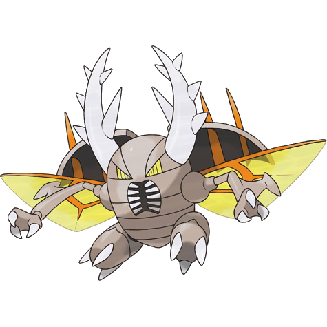 horns insect lowres mega_pokemon no_humans official_art pinsir pokemon pokemon_(game) pokemon_xy simple_background sugimori_ken white_background wings