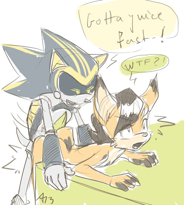 anal anal_penetration dialog duo female from_behind hedgehog male mammal metal_sonic nicole_the_lynx penetration sega sex shard shard_the_metal_sonic sonic_(series) sonic_the_hedgehog straight surprise table text