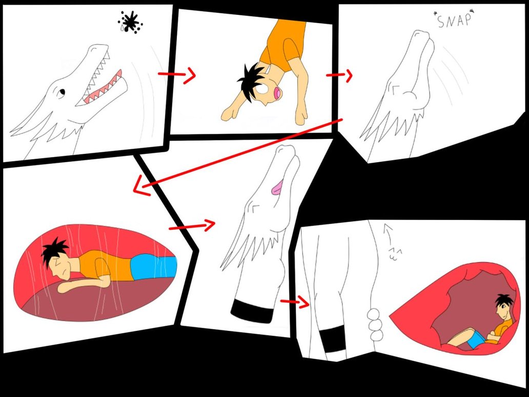 bulge dragon in mouth open saliva swallowing throat tongue vorarephilia vore wings