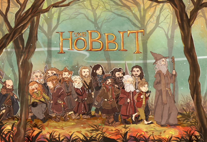 6+boys balin beard bifur bilbo_baggins black_hair bofur bombur braid brown_hair copyright_name dori_(the_hobbit) dwalin dwarf earflap_hat facial_hair fili forest gandalf gloin grey_hair hat hobbit john_ronald_reuel_tolkien kili_(the_hobbit) lowres male male_focus middle_earth multiple_boys mustache nature nori_(the_hobbit) oin orange_hair ori_(the_hobbit) seki the_hobbit thorin_oakenshield tree walking white_hair wizard wizard_hat